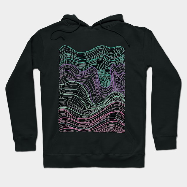 Gentle Waves Hoodie by LauraKatMax